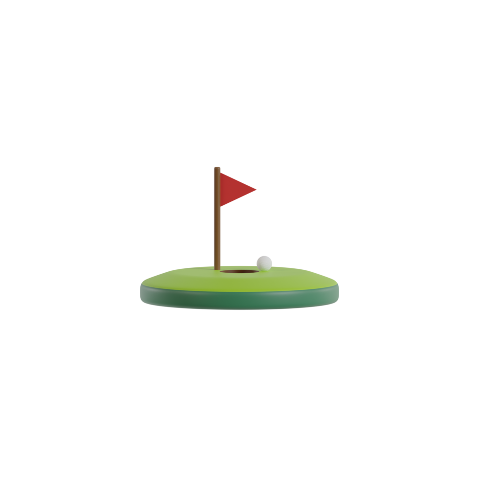 3D Isolated Things About Golf png