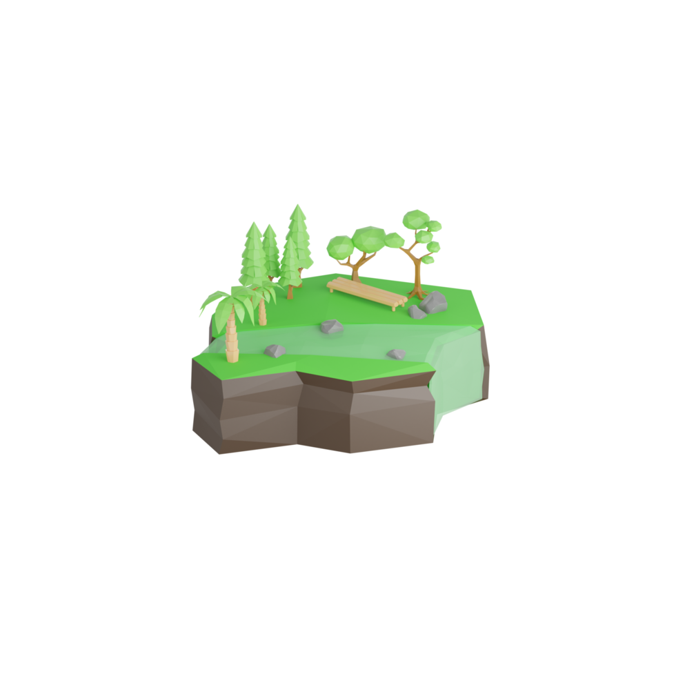 3d isolato naturale ambiente png