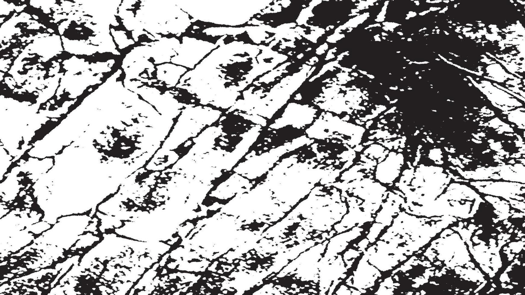 superposición de suciedad envejecida vectorial, textura grunge envejecida retro, fondo grunge en blanco y negro. textura de astillas, grietas, rasguños, rasguños, polvo, suciedad. antiguo patrón vectorial vintage. vector