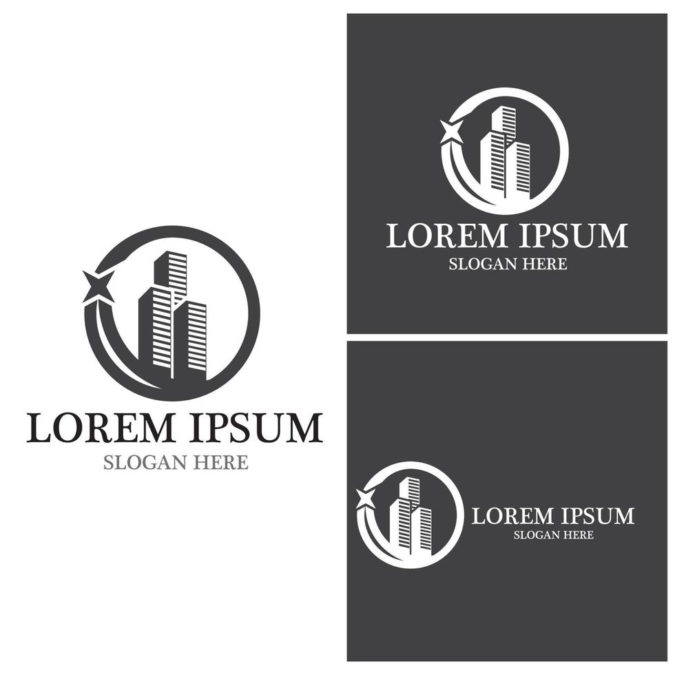 Property and Construction Logo design vector