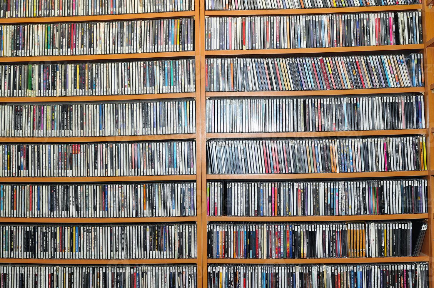 vista de colección de música foto