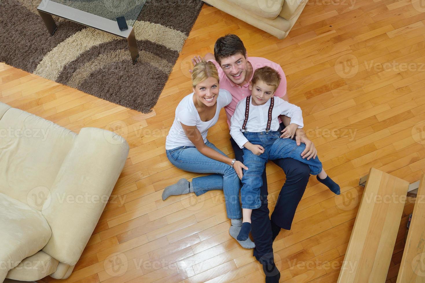 family at home photo