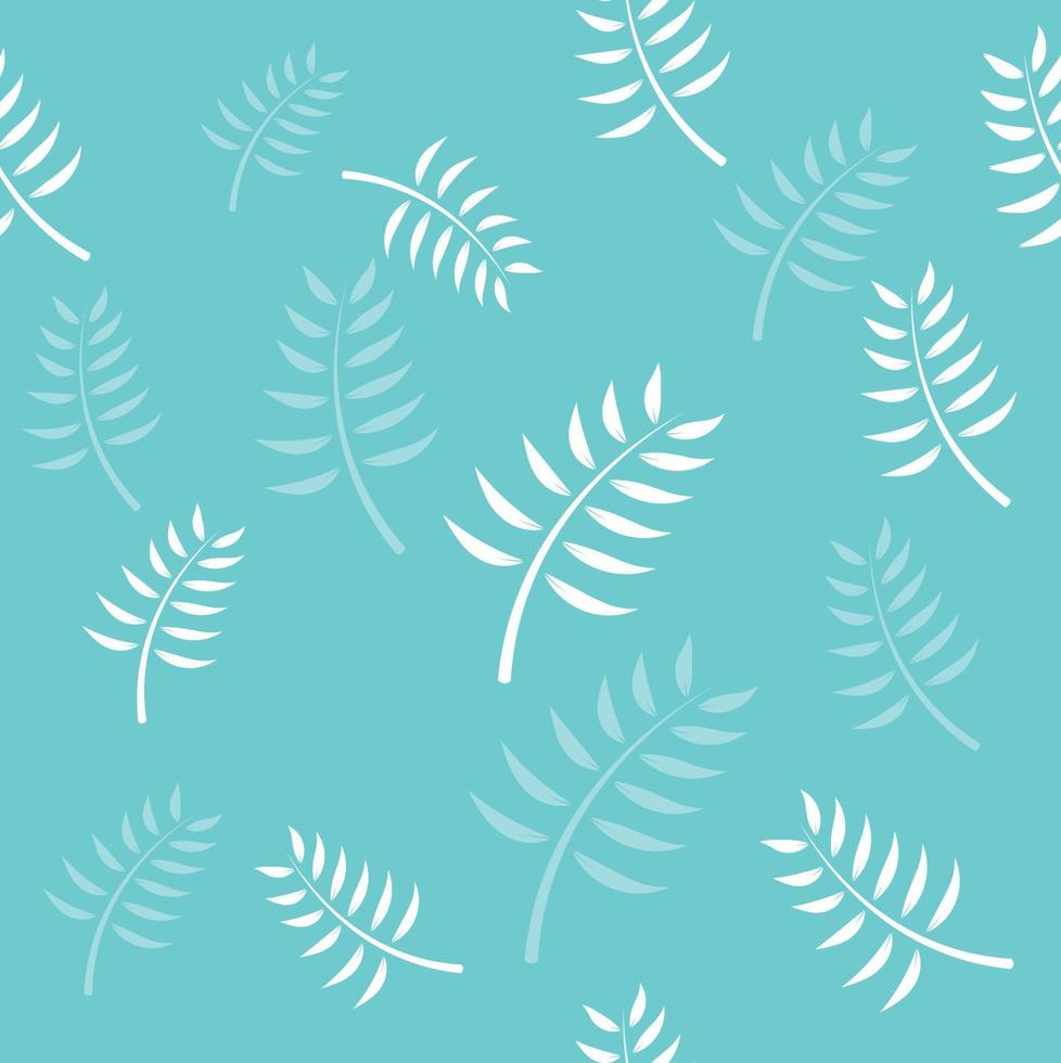 Vector Palm Leaf Seamless Pattern illustration