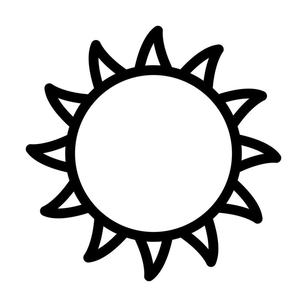 Sun Icon Design vector