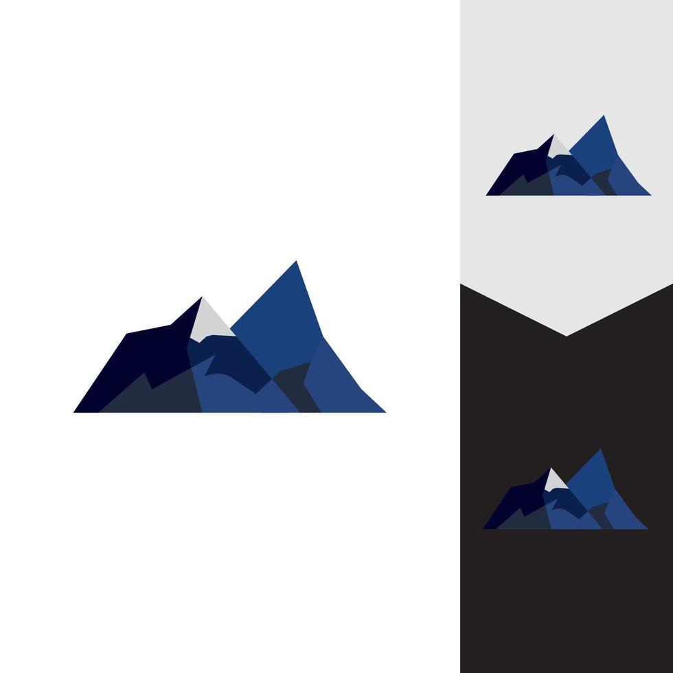 Mountain icon Logo Template Vector illustration design