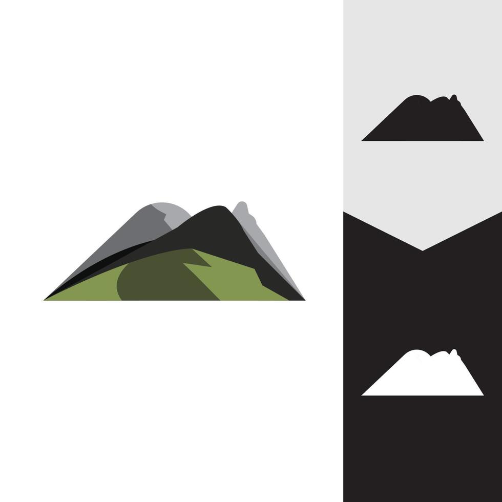 Mountain icon Logo Template Vector illustration design