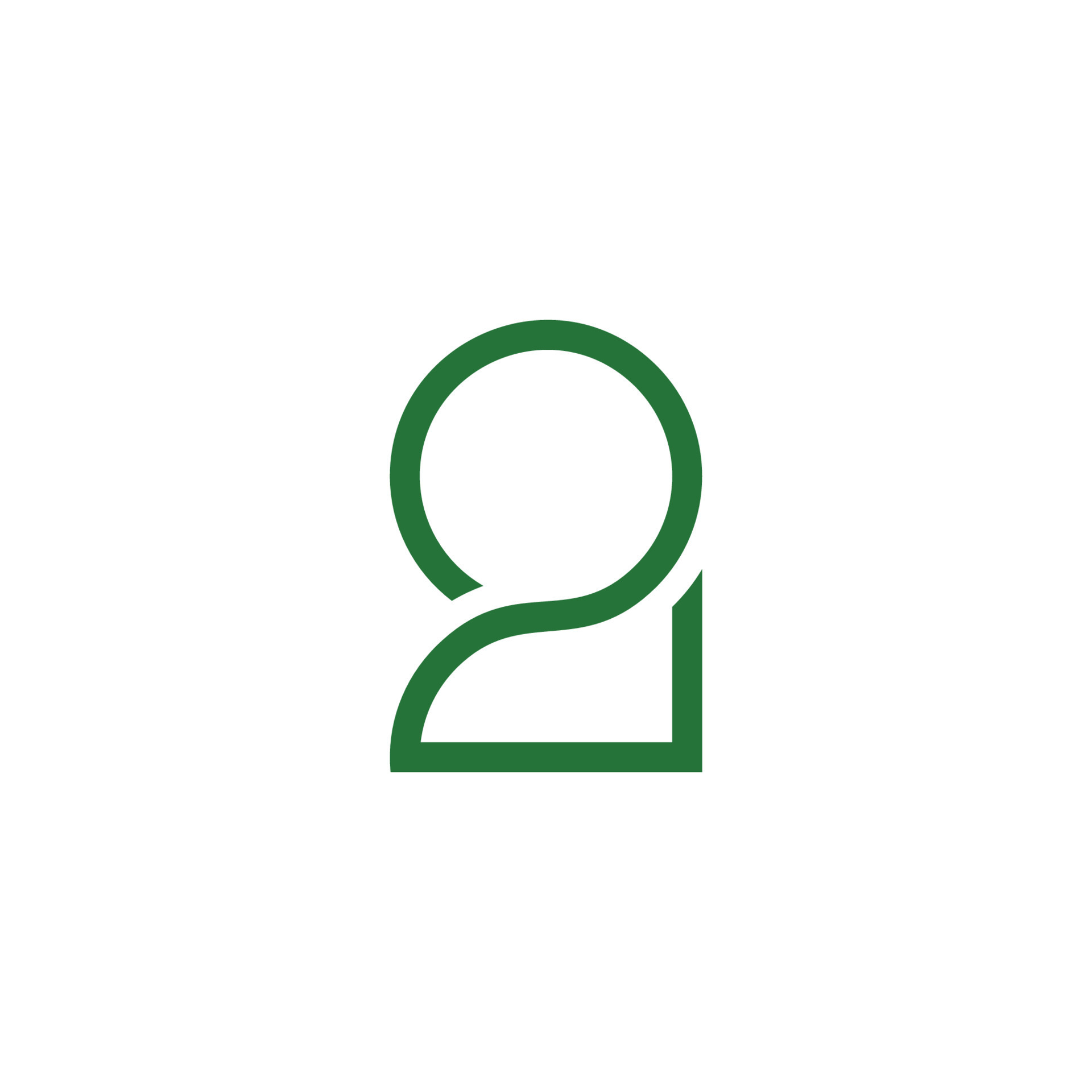 number two rotation circle geometric logo vector 11632320 Vector Art at