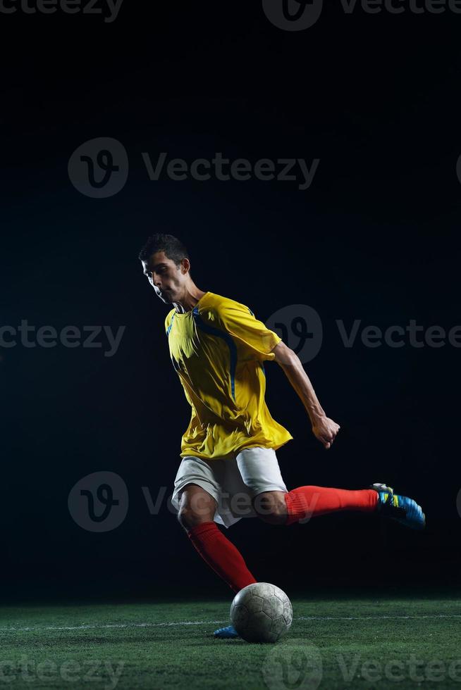 Soccer player view photo