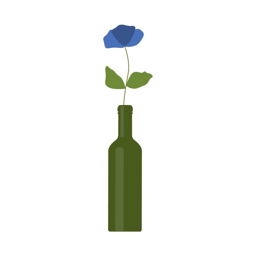 fondo de patrón plano minimalista de botella vector