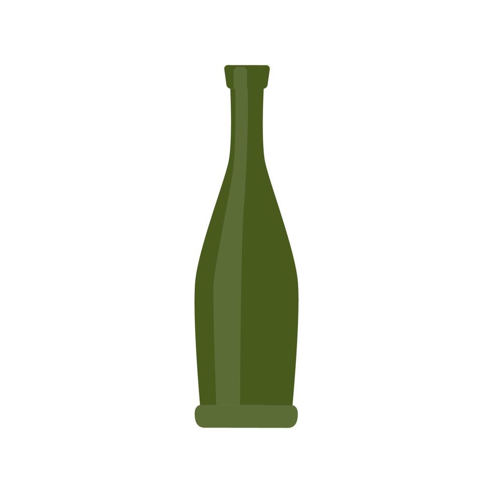 fondo de patrón plano minimalista de botella vector