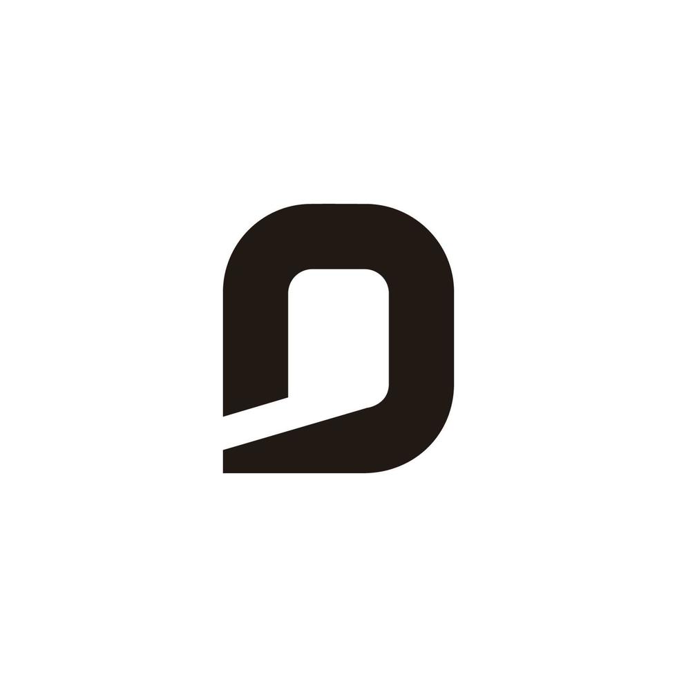 simple open door light geometric logo vector
