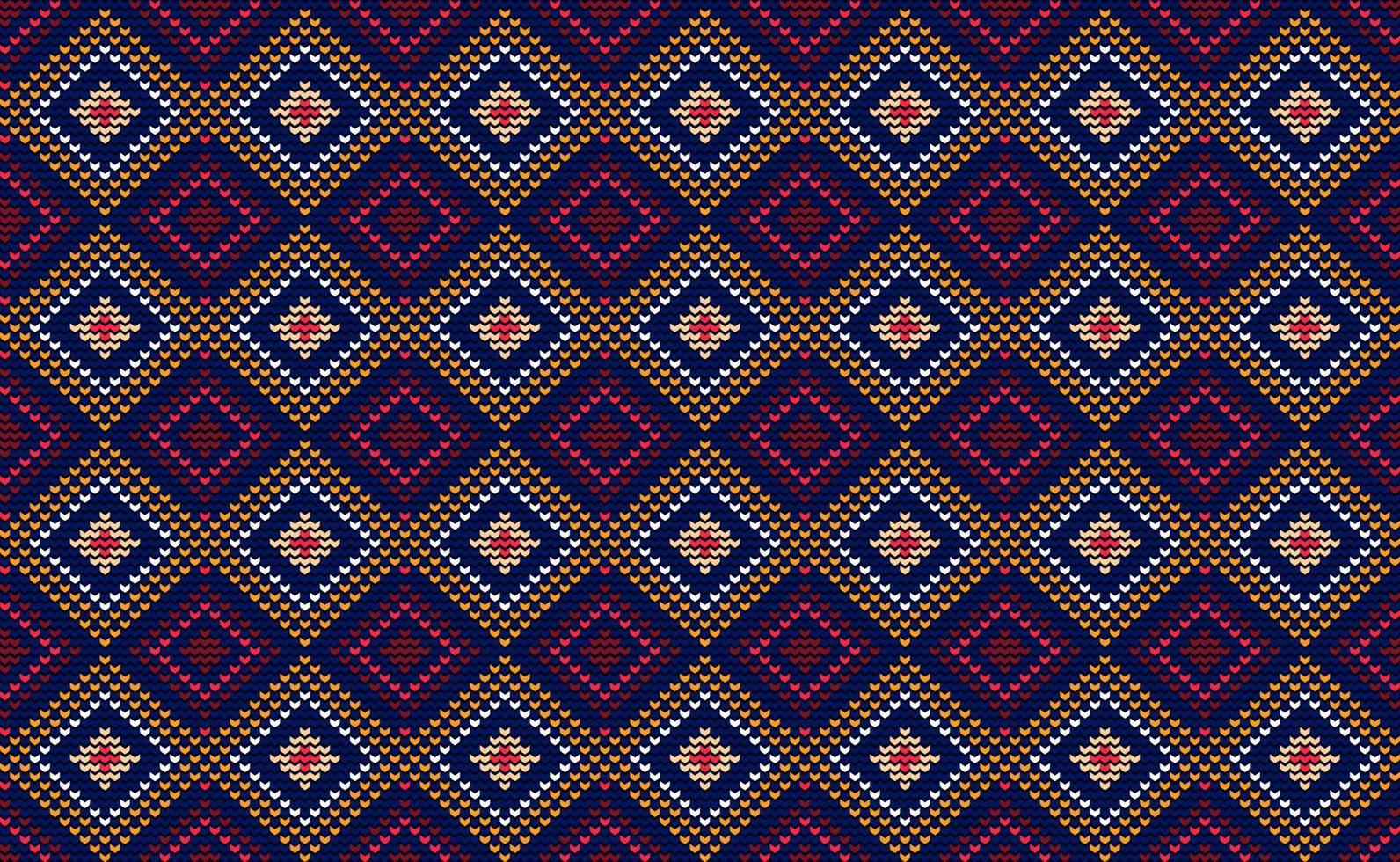 patrón de bordado, fondo decorativo de punto, vector tribal diagonal sin costuras, papel tapiz de elemento gráfico