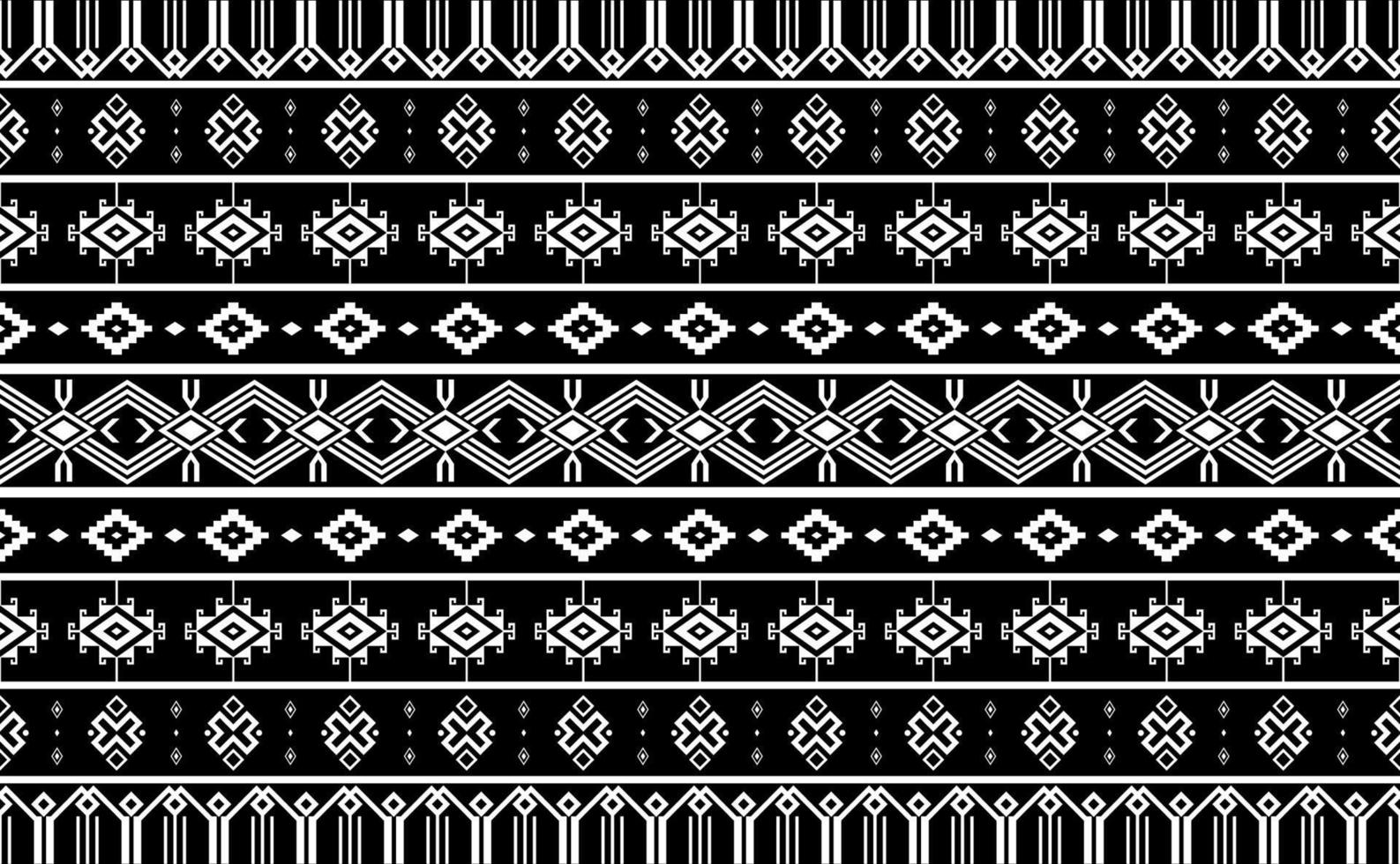 Ethnic pattern vector, Abstract seamless geometric, tribal motif background vector