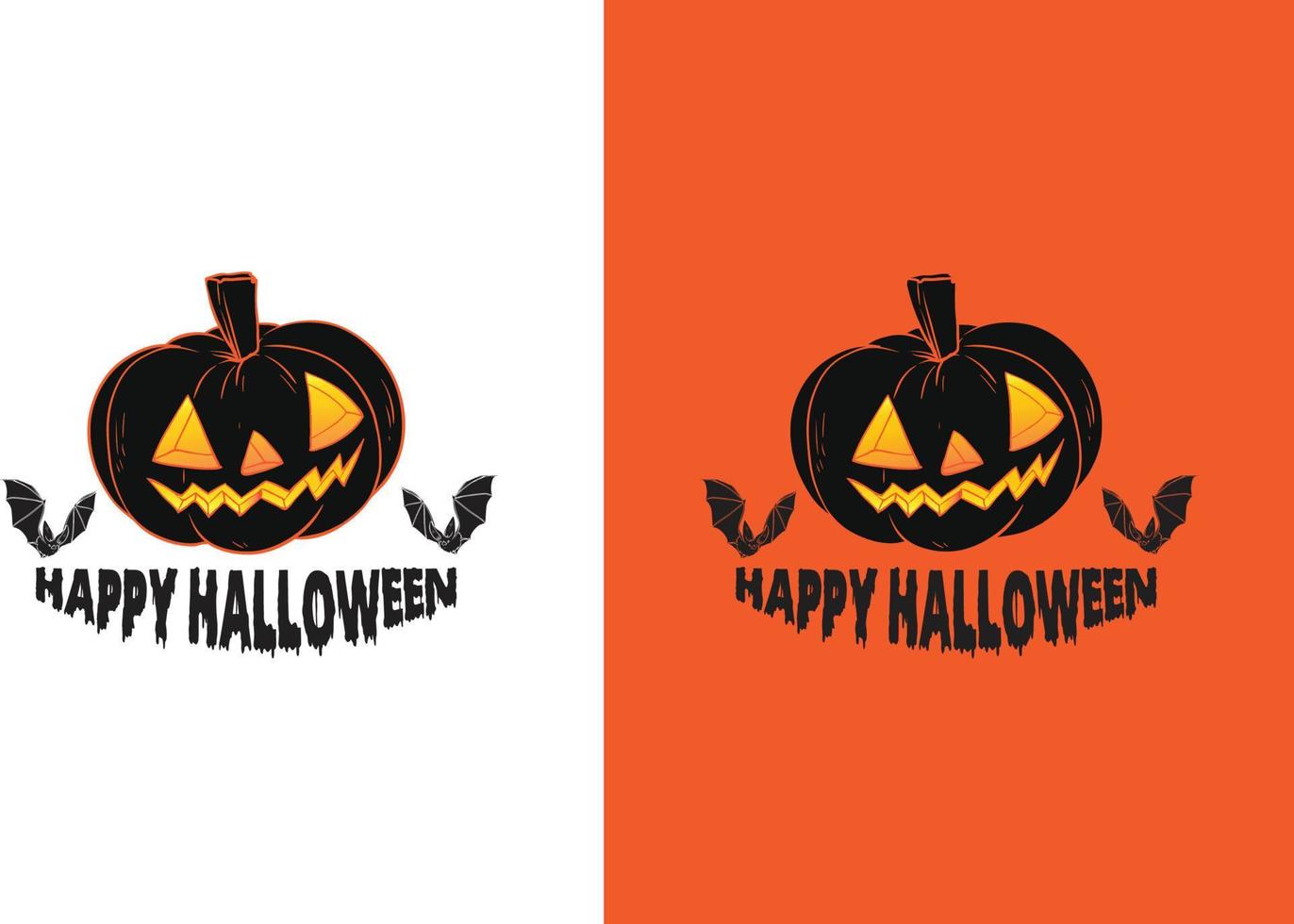 Halloween T-Shirt Design Template vector