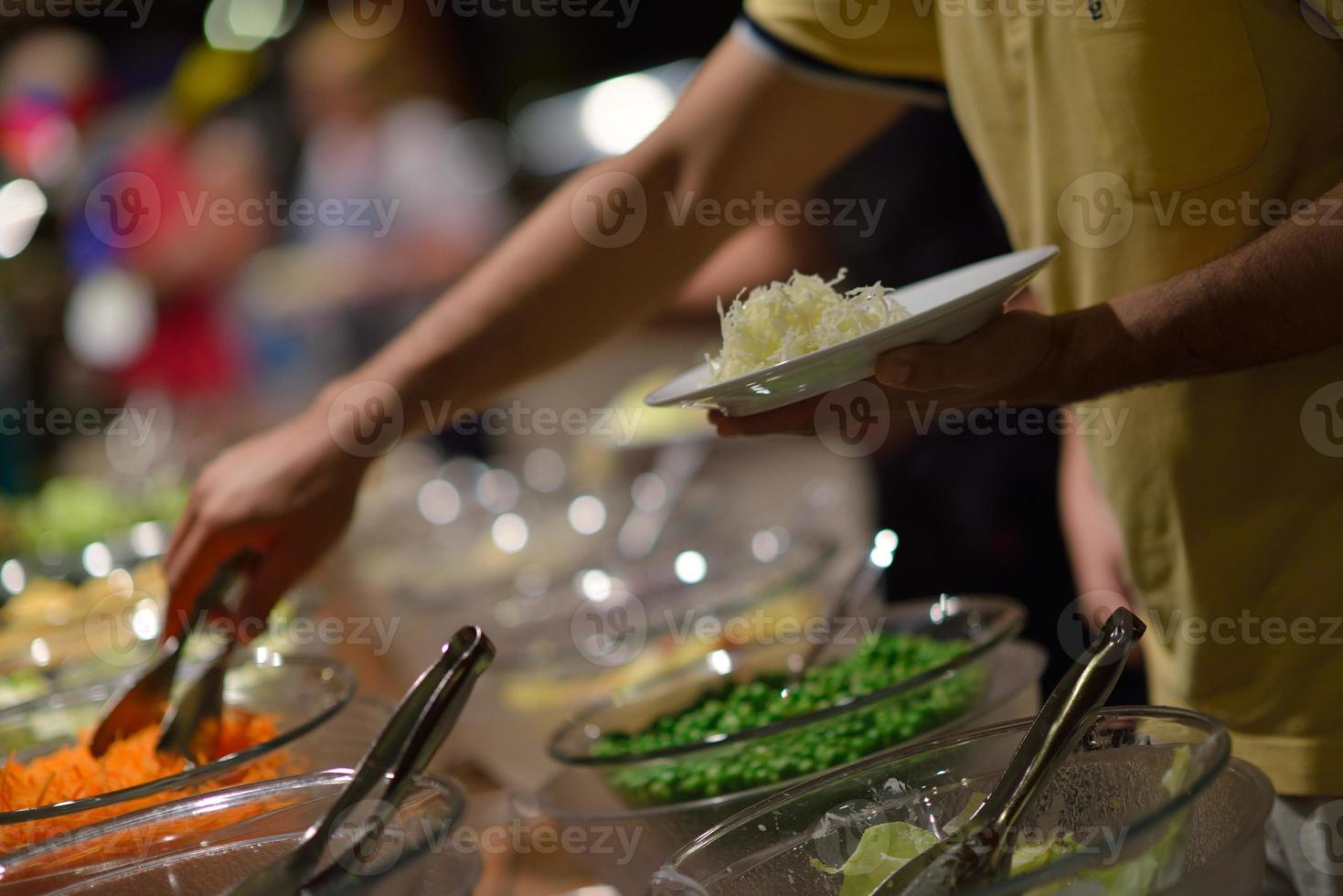 Buffet food view photo