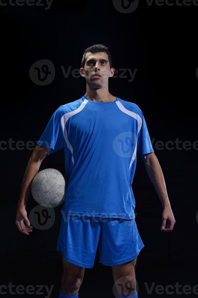 Soccer player view photo