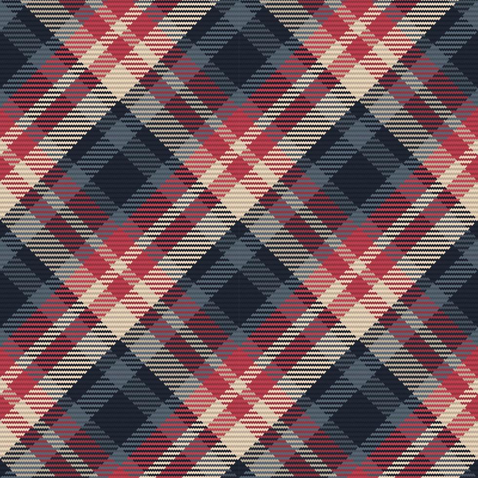 Seamless pattern of scottish tartan plaid. Repeatable background with check fabric texture. Vector backdrop striped textile print.