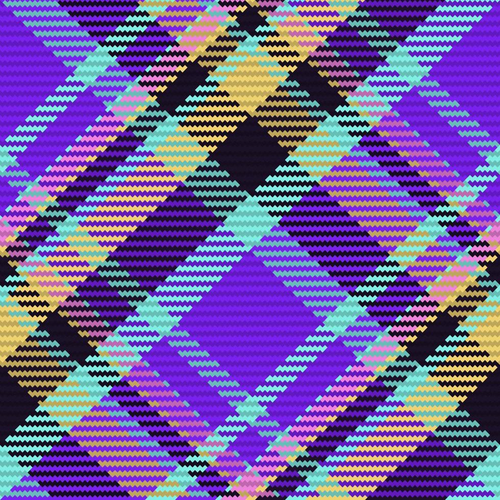 Seamless pattern of scottish tartan plaid. Repeatable background with check fabric texture. Vector backdrop striped textile print.