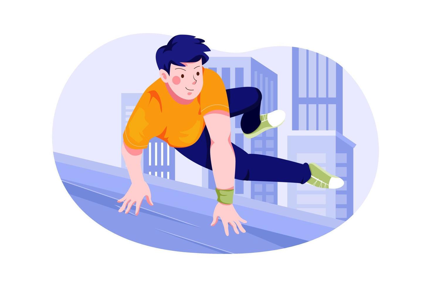 Sports Activity Illustration concept on white background vector