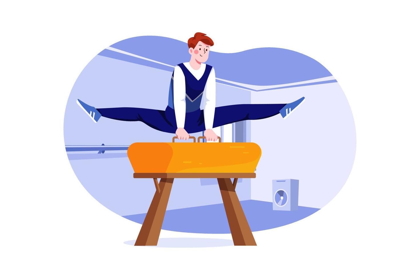 Sports Activity Illustration concept on white background vector