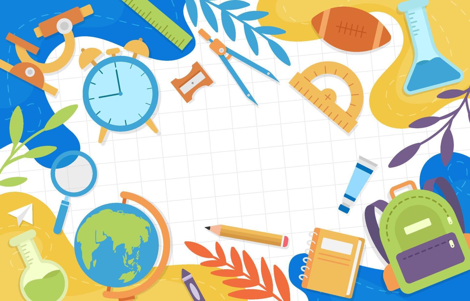 Back to School Background vector