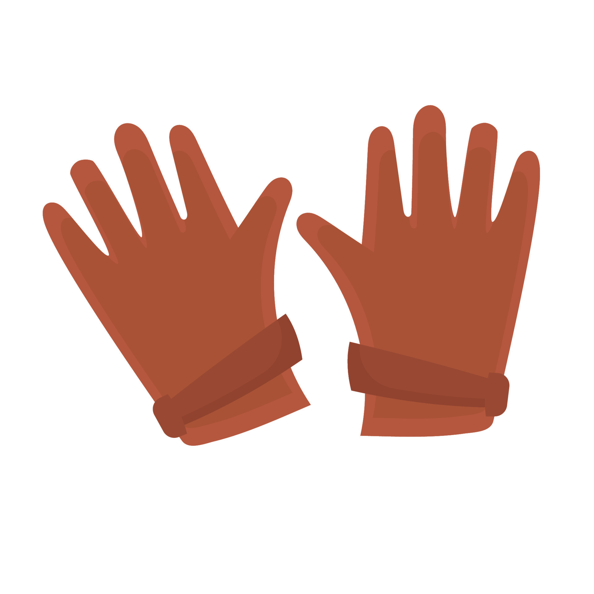 guantes para niños y persona de dibujos animados guante de niño mano