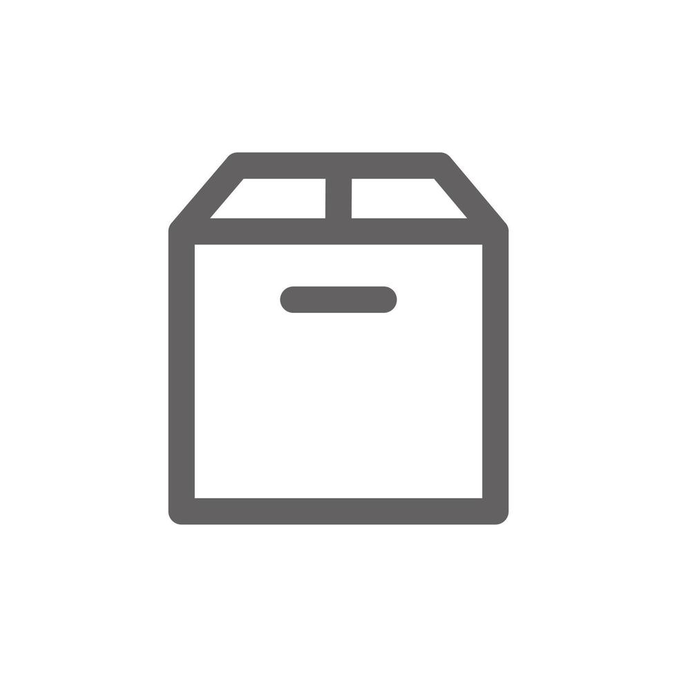 item box icon. Perfect for online shopping website or user interface applications. vector sign and symbol