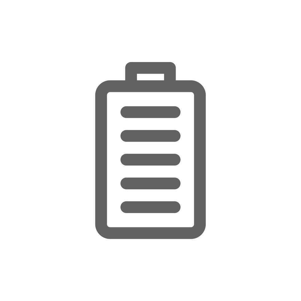 Battery icon. Perfect for mobile icon or user interface applications. vector sign and symbol