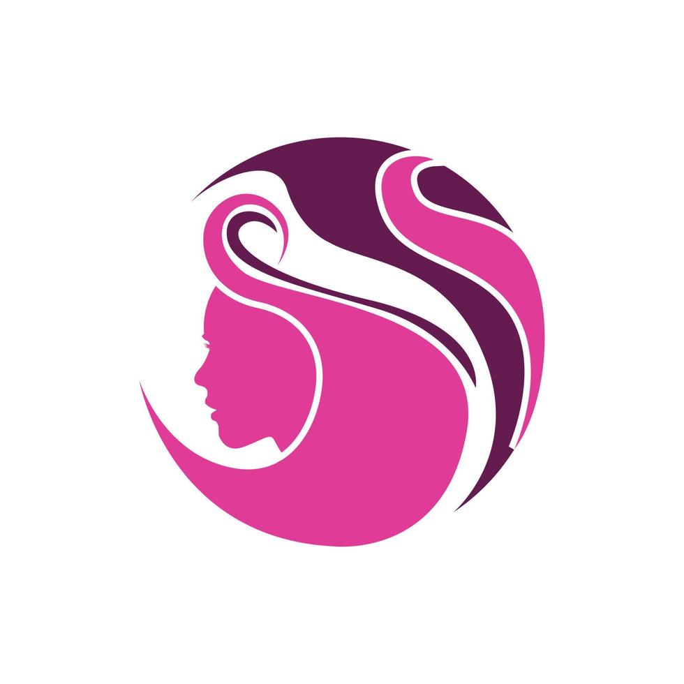 Abstract women face vector beauty and spa