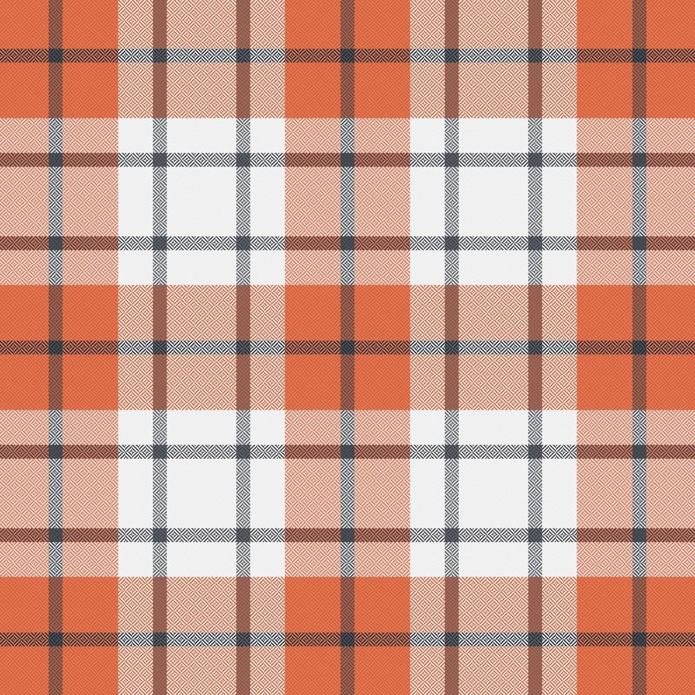 Tartan or plaid halloween color pattern. vector