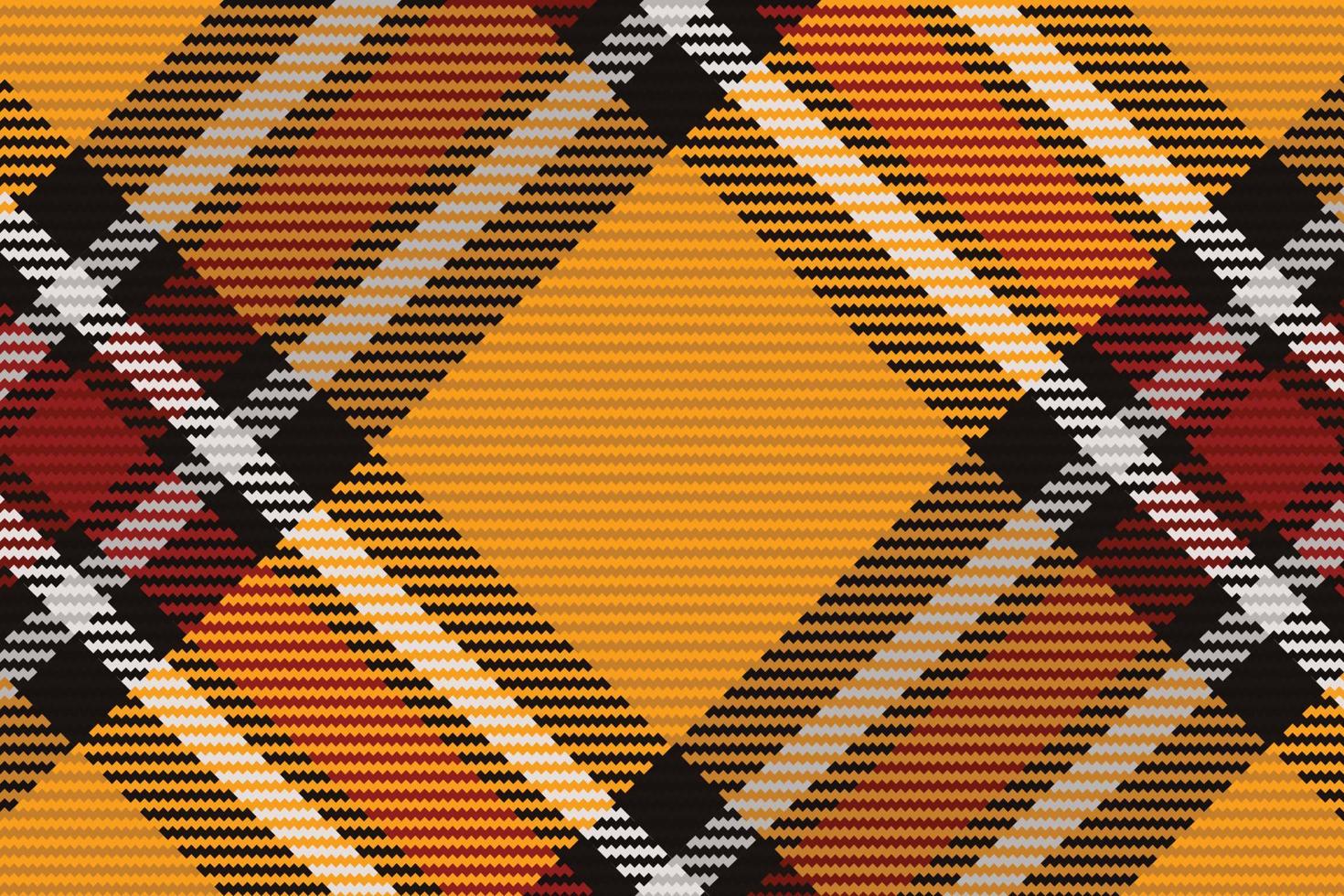 Tartan or plaid halloween color pattern. vector