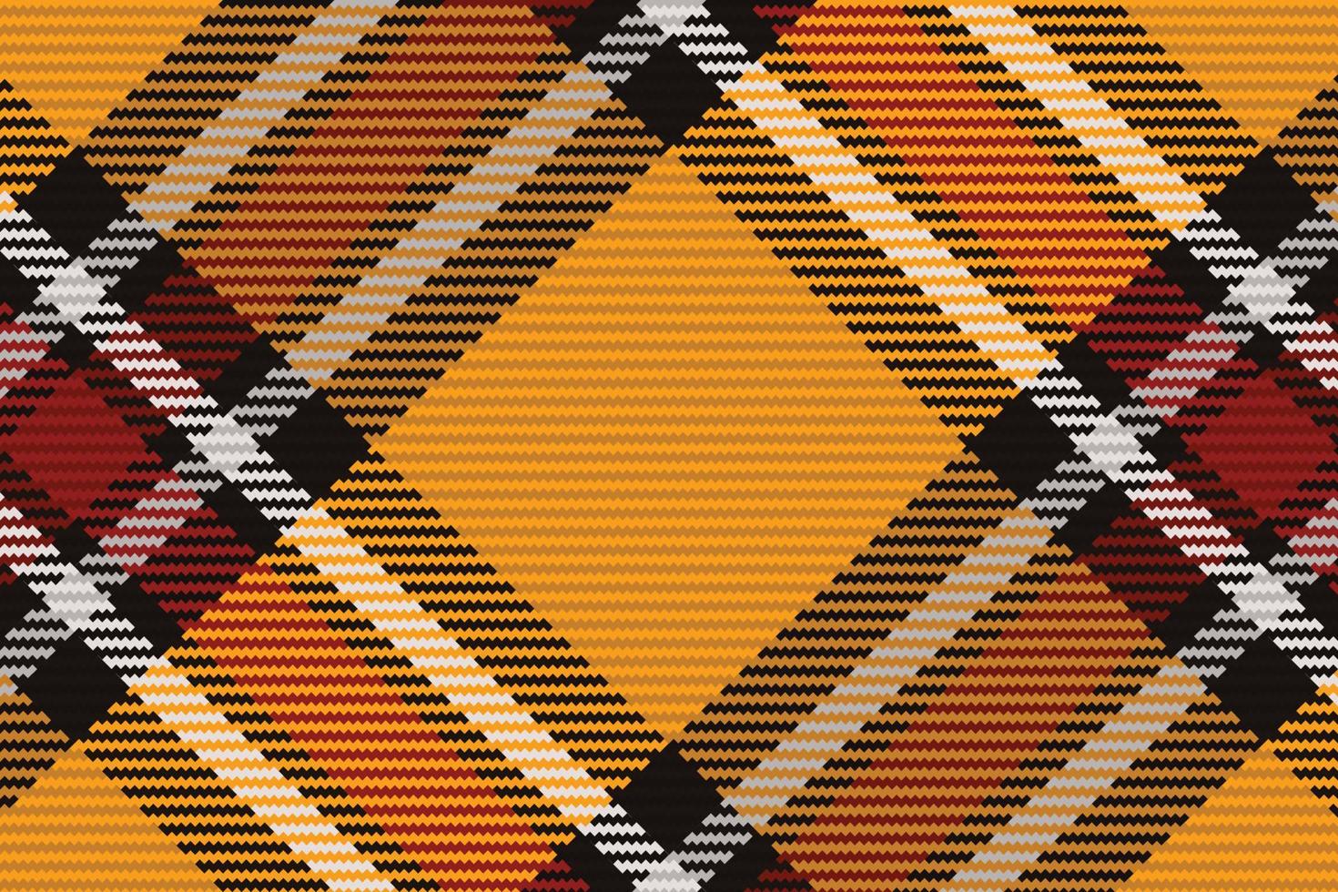 Tartan or plaid halloween color pattern. vector