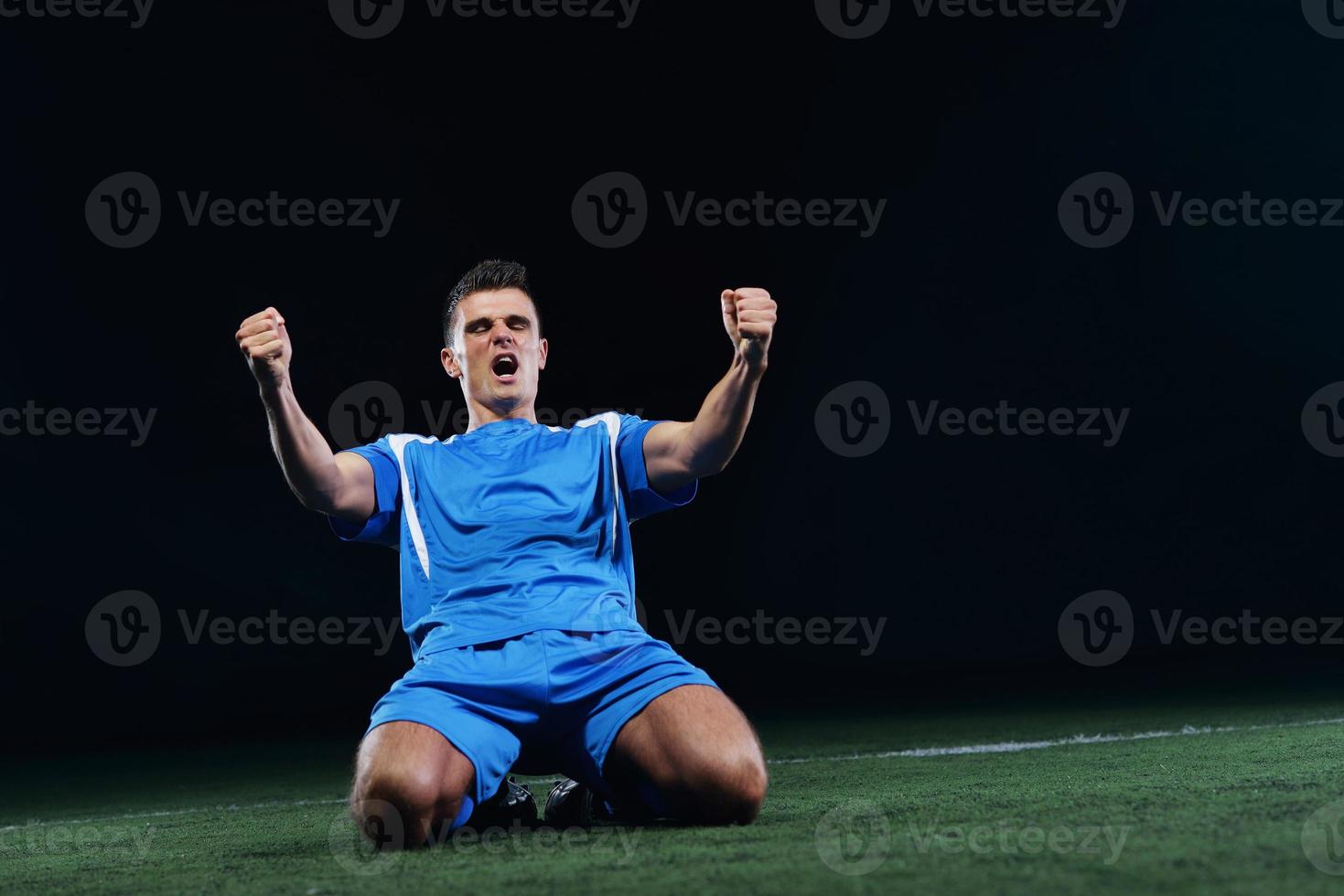 Soccer player view photo