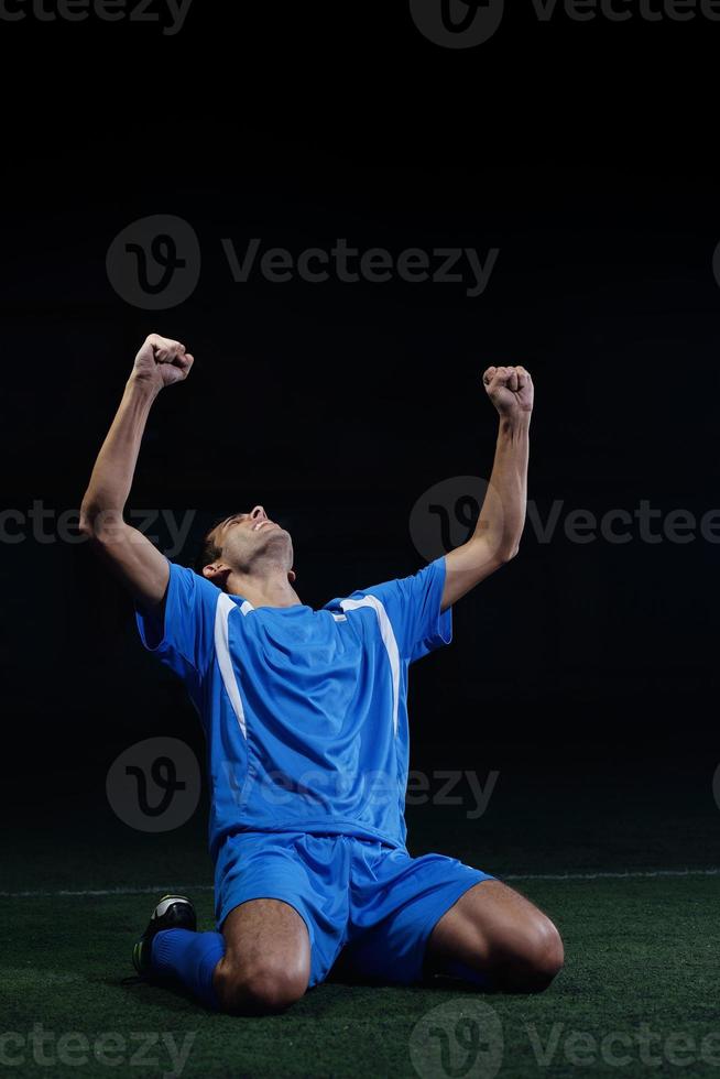 Soccer player view photo