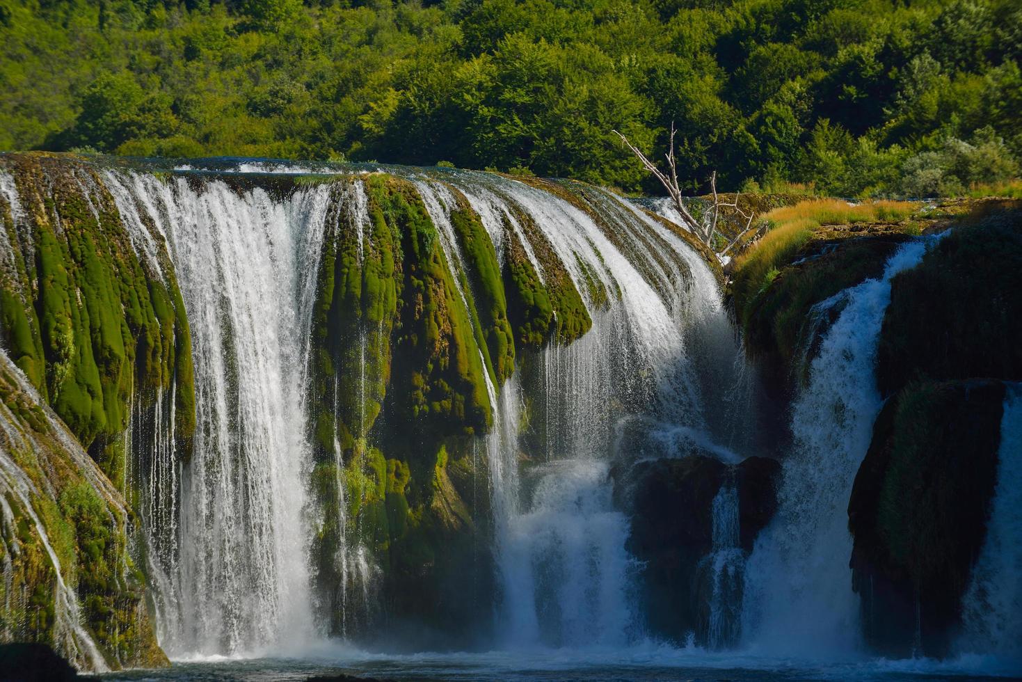 vista de una cascada foto