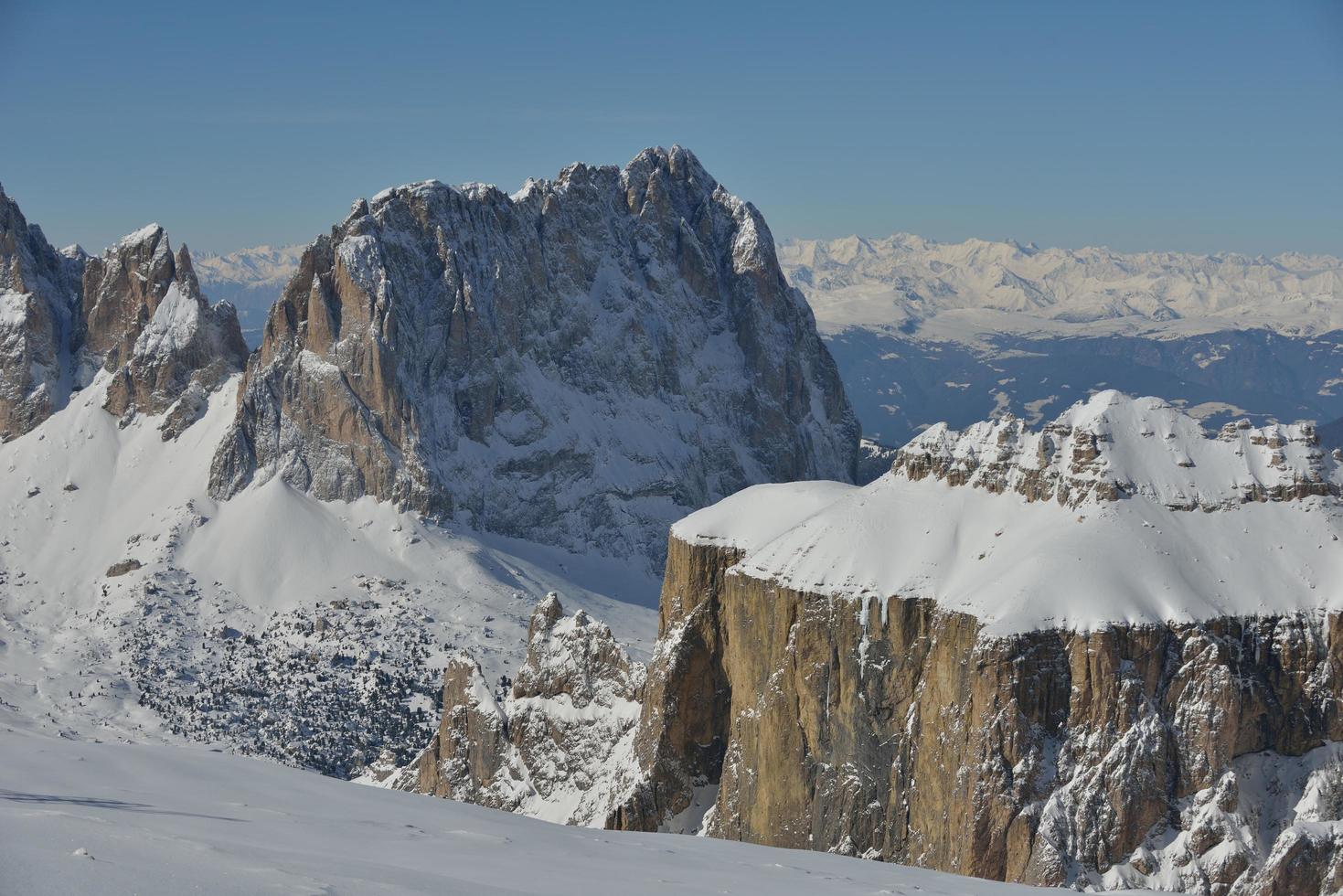 mountain winter nature photo