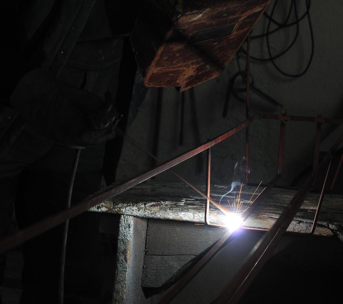 Welder at work photo