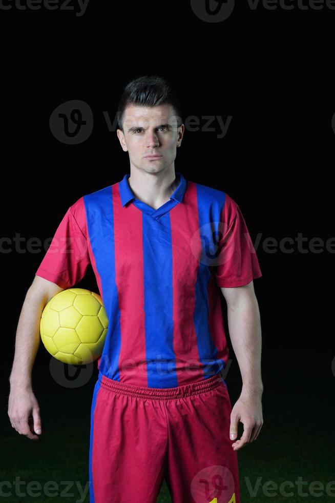 Soccer player view photo