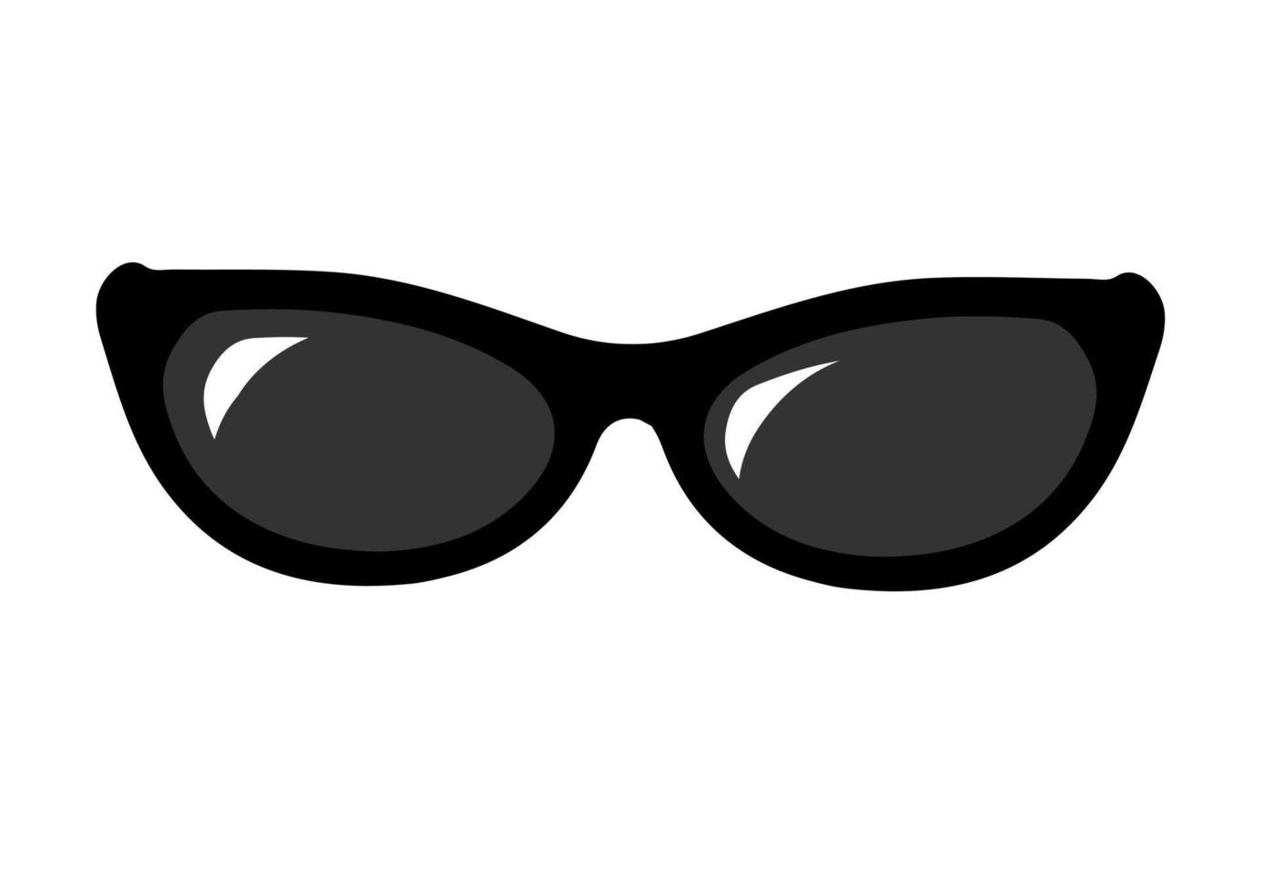gafas de sol, elemento de vector de accesorios. icono de gafas para proyectos de diseño gráfico