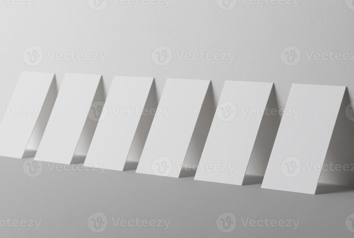 Group of minimal business card mockup photo