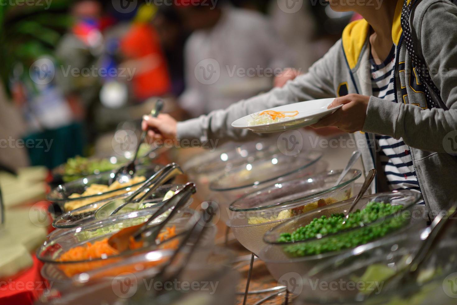 Buffet food view photo