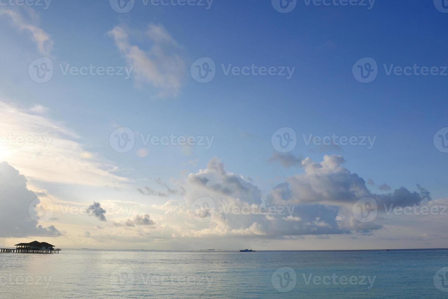 Tropical beach view photo