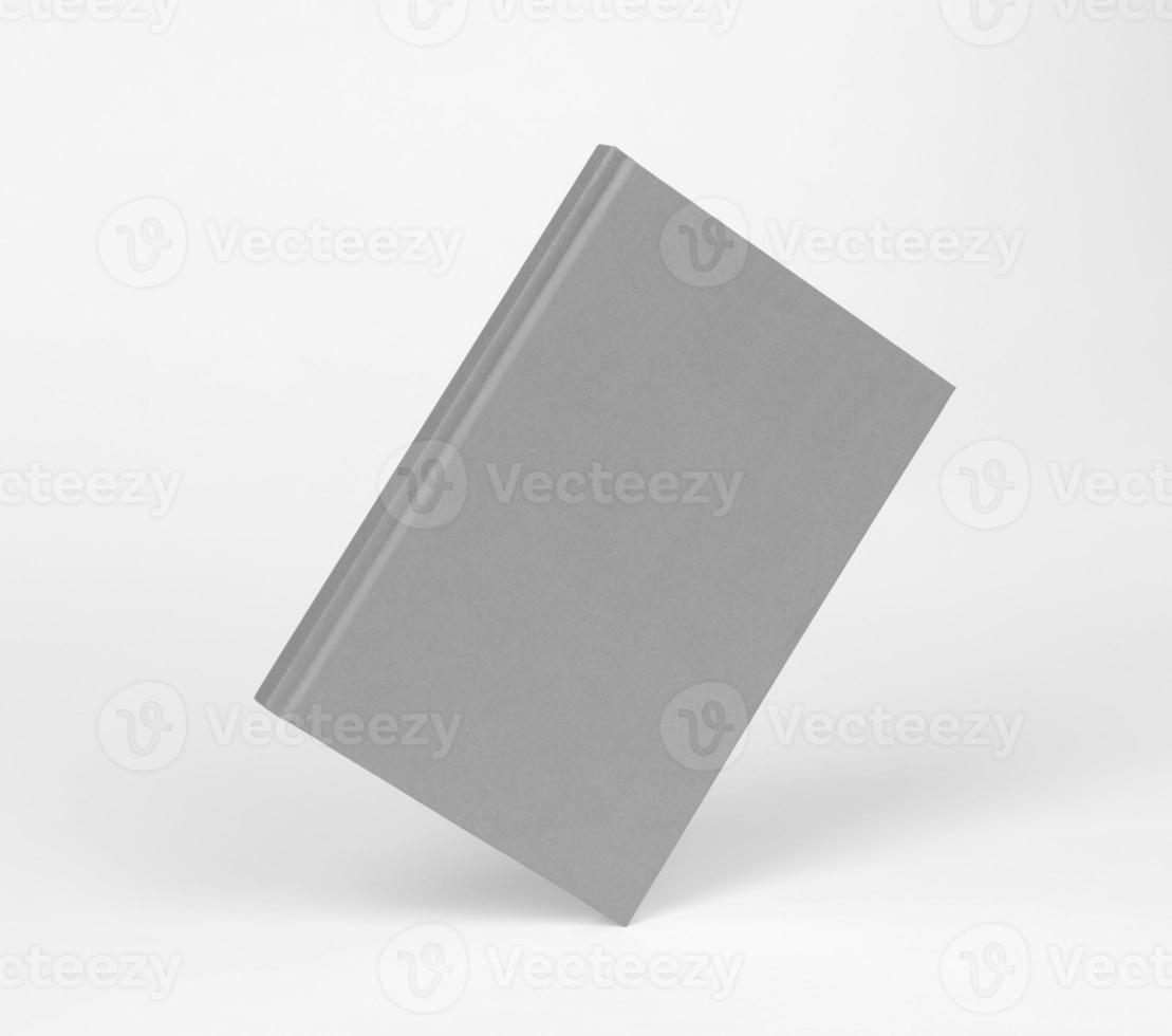 Hard book cover mockup template with copy space for your logo or graphic design photo