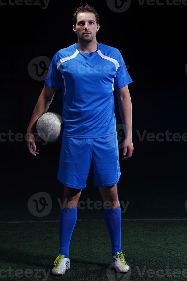 Soccer player view photo