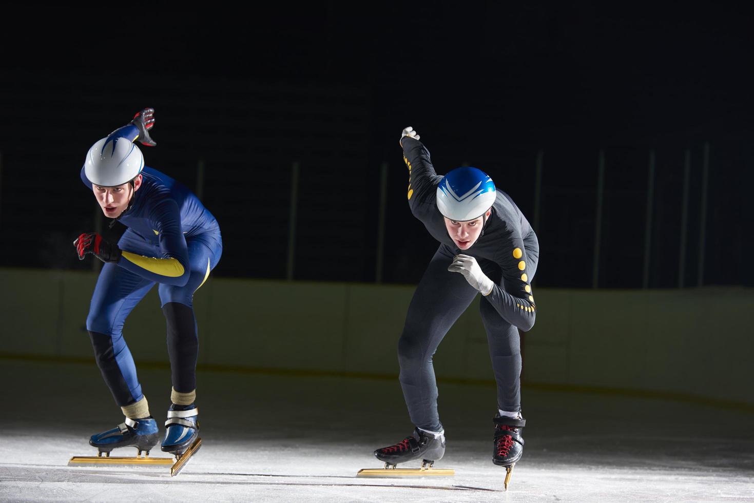 vista de patinaje de velocidad foto