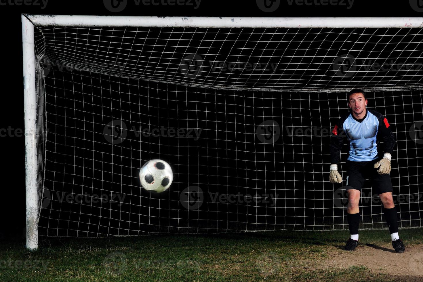 Soccer player view photo