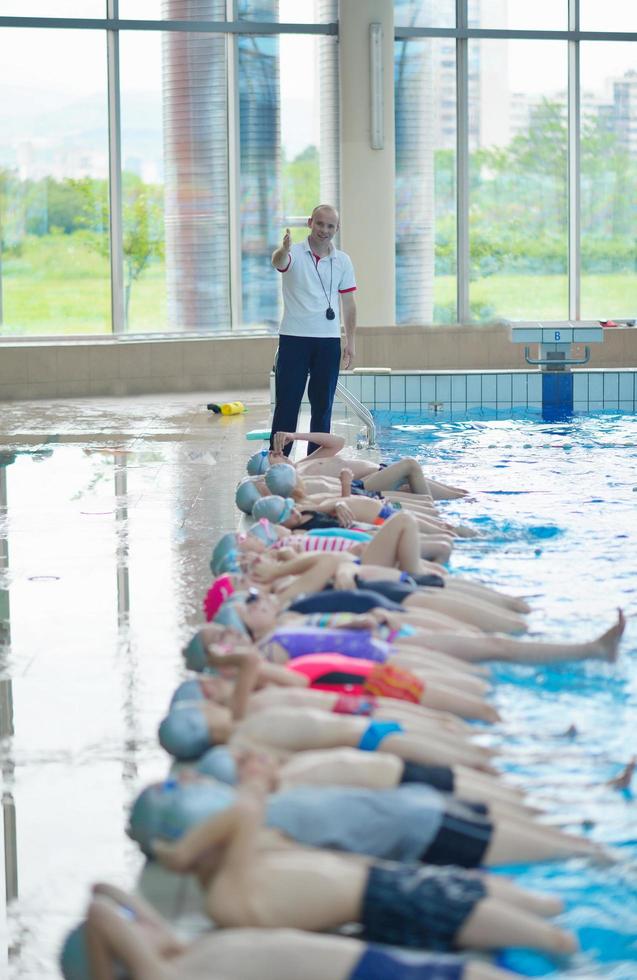 Group of swimmers photo