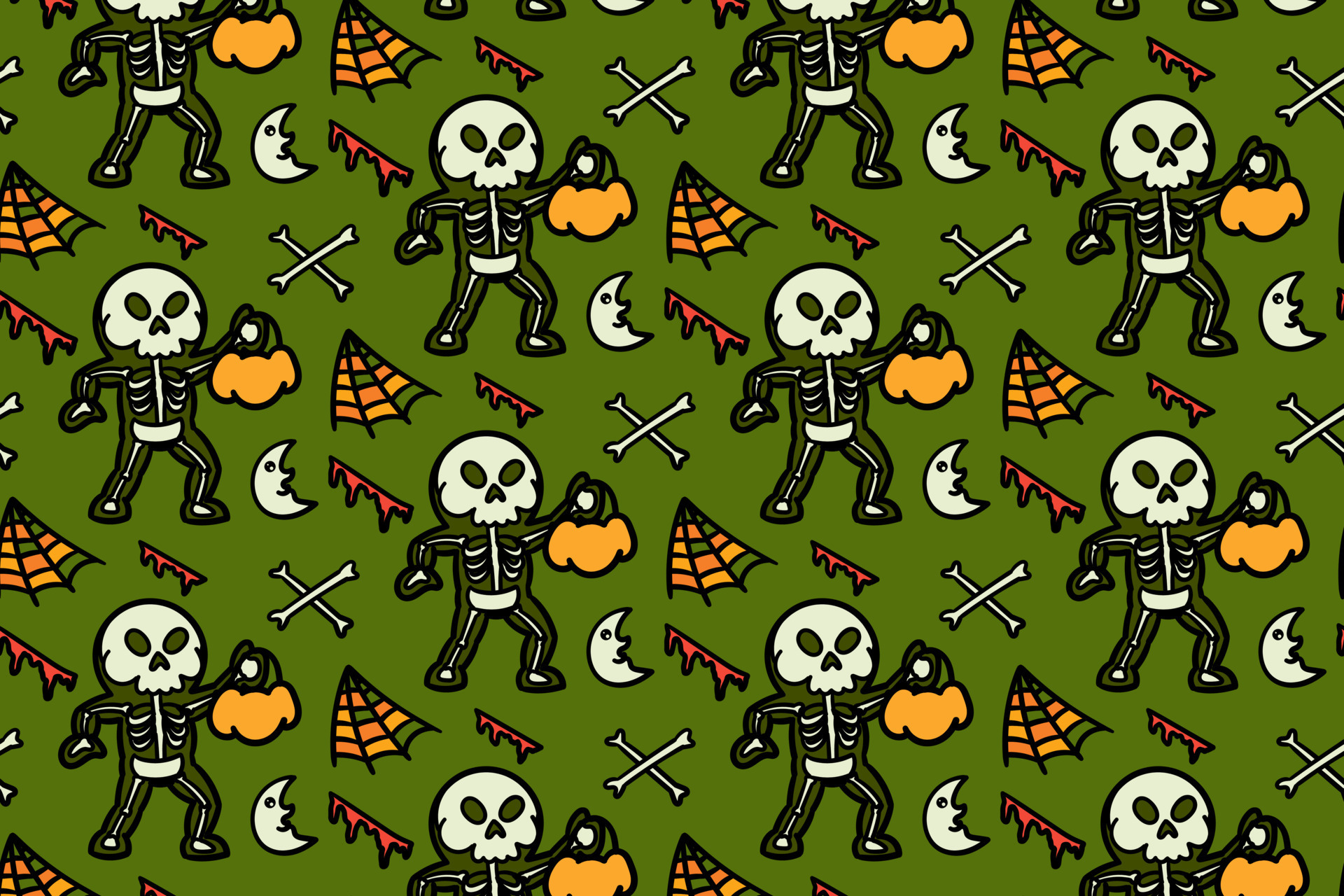 48 Cute Skeleton Wallpaper  WallpaperSafari