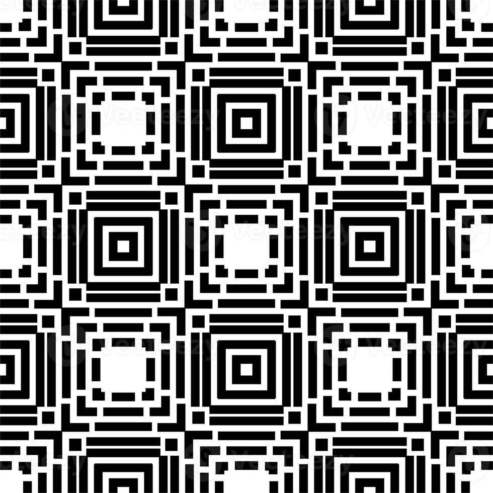 Monochrome linear pattern, diamond, square, seamless vector background.Black rhombus on white background photo