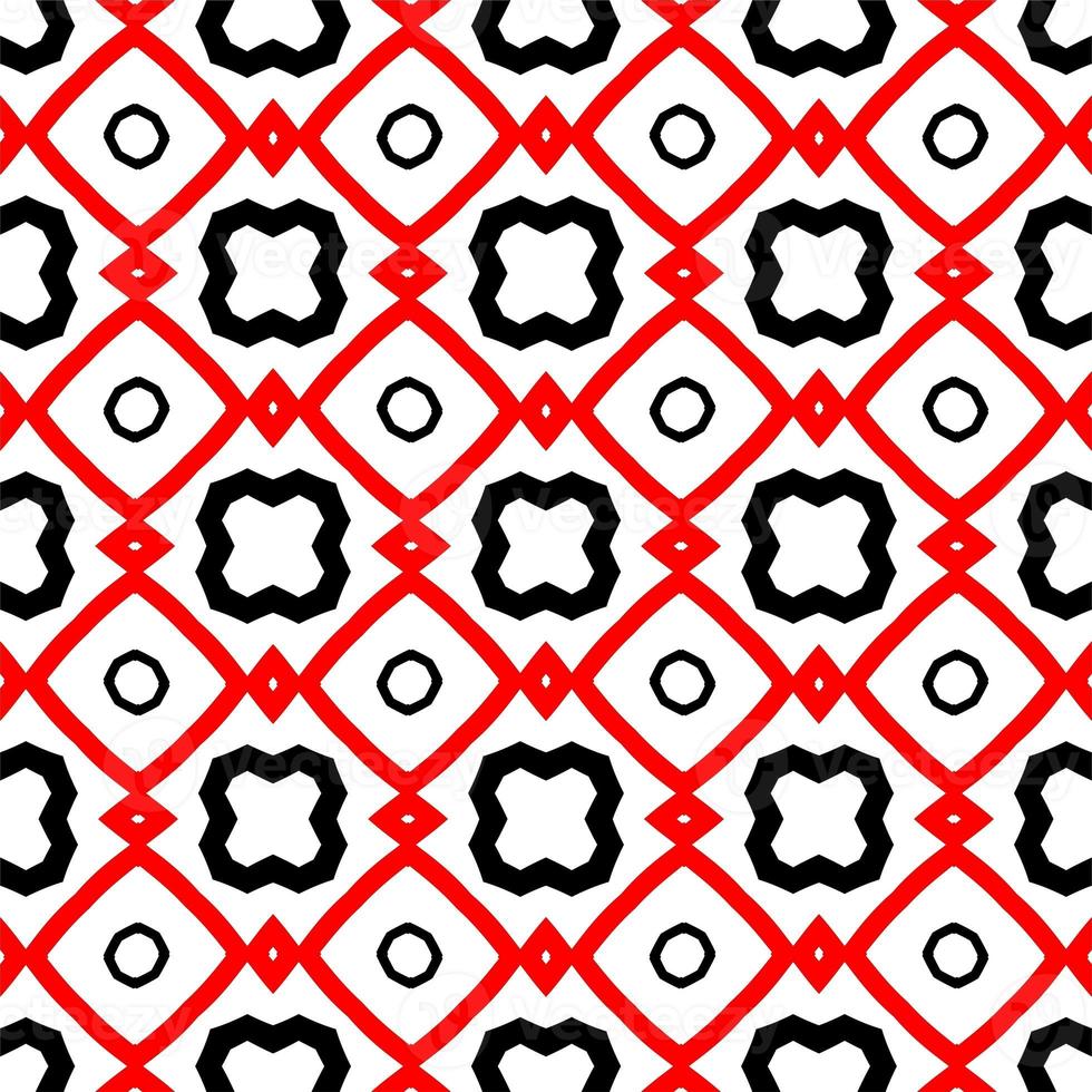 Abstract geometric seamless pattern.Modern geometric background with Bold Lines.seamless Russian style black Geometric background.Tile seamless pattern. Black and white geometric background. photo